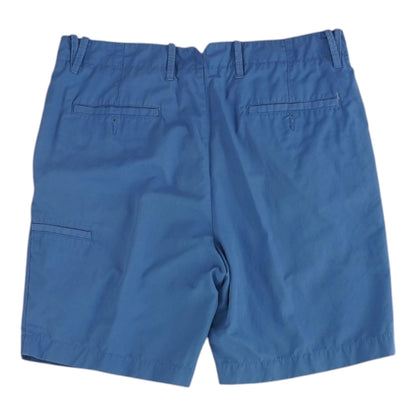 Blue Solid Shorts