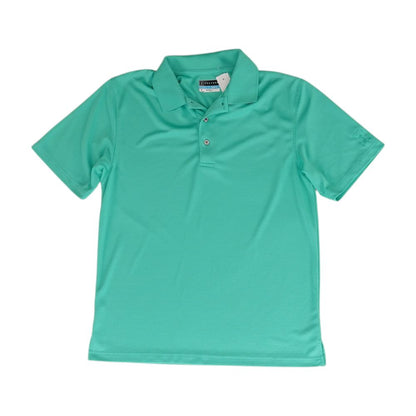 Green Solid Short Sleeve Polo