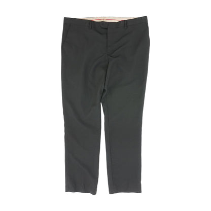 Black Solid Five Pocket Pants