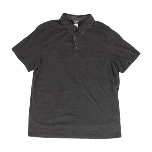 Charcoal Solid Short Sleeve Polo