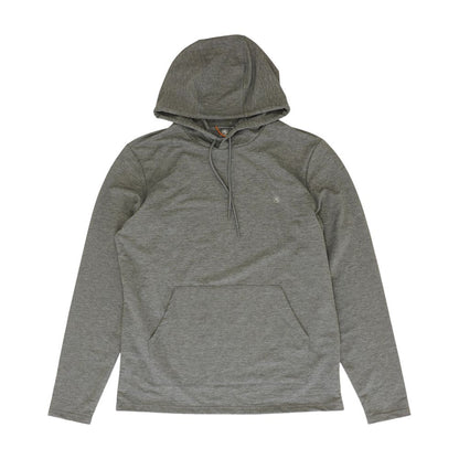 Gray Solid Hoodie Pullover