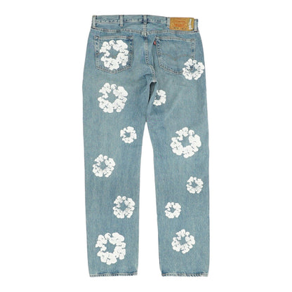 501 DT Cotton Wreath Straight Jeans