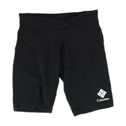 Black Solid Active Shorts