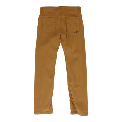 Brown Solid Chino Pants