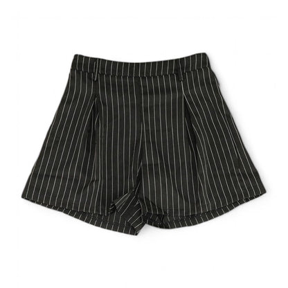 Black Striped Shorts