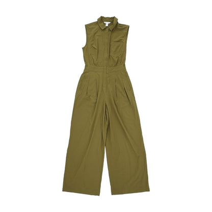 Olive Solid Jumpsuit