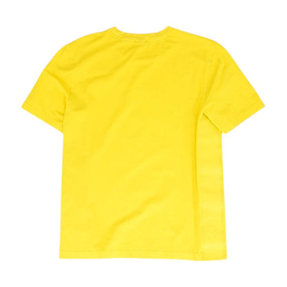 Yellow Solid Crewneck T-Shirt