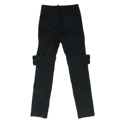 Black Layered Effect Trousers