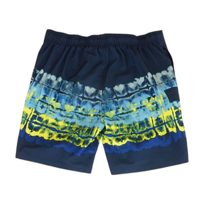 Navy Color Block Swim Shorts