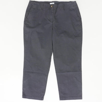 Gray Solid Chino Pants