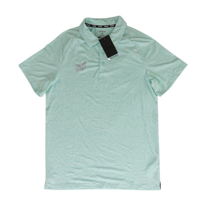 Green Solid Short Sleeve Polo