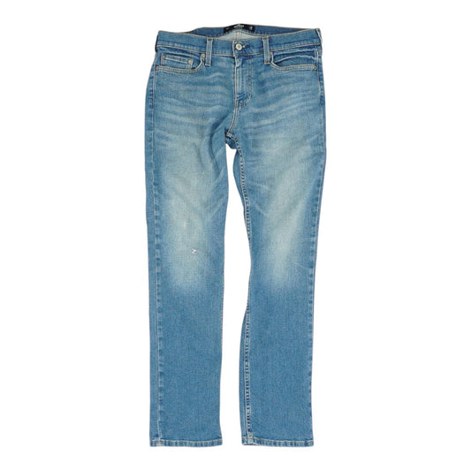 Solid Slim Straight Jeans