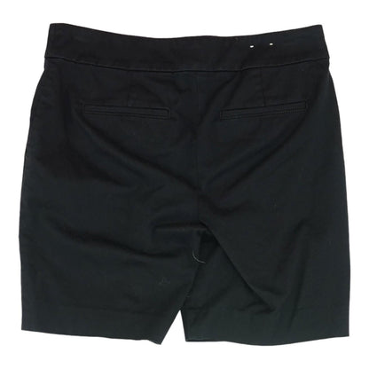 Black Solid Chino Shorts