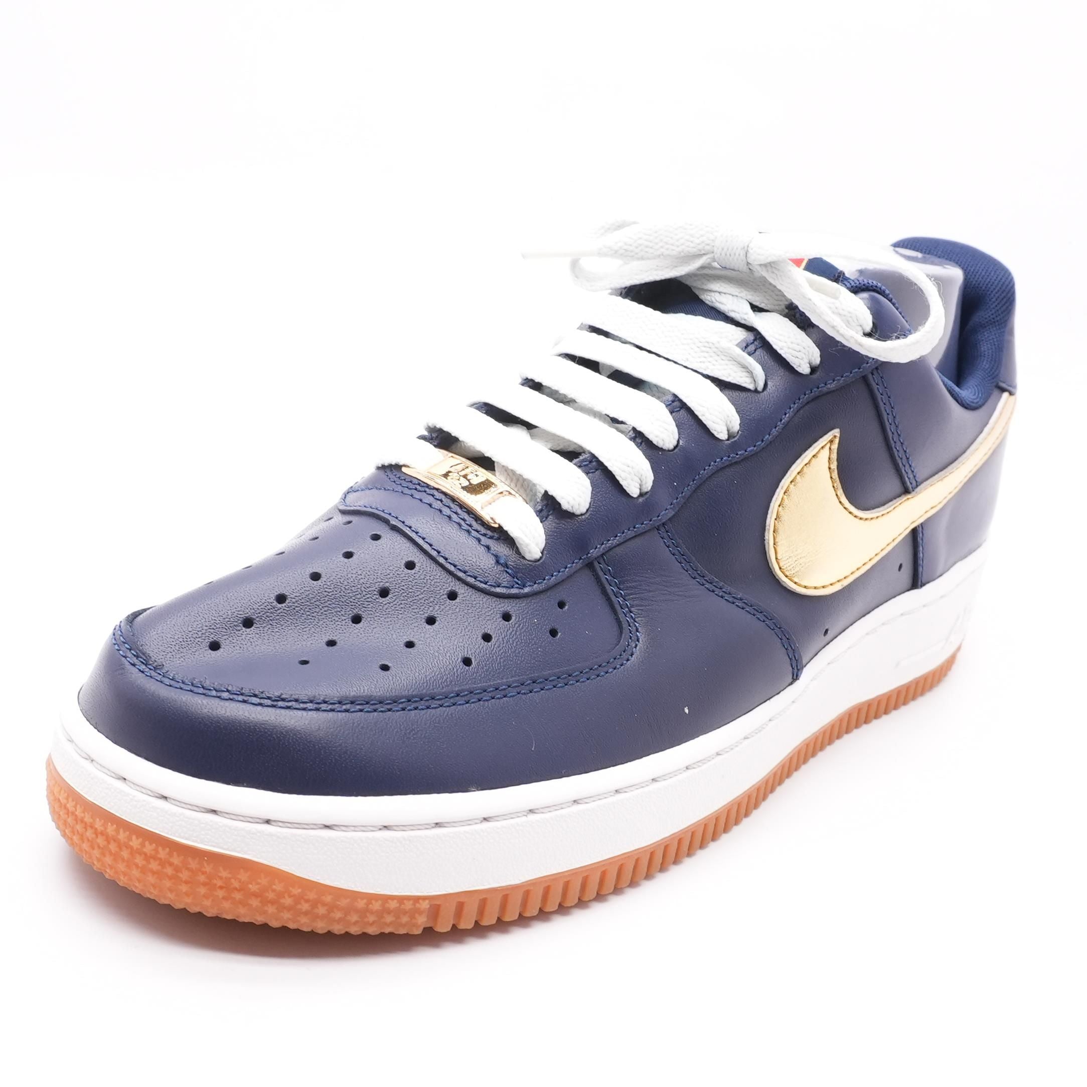 Air Force 1 Olympic Navy Low Top Sneaker Unclaimed Baggage