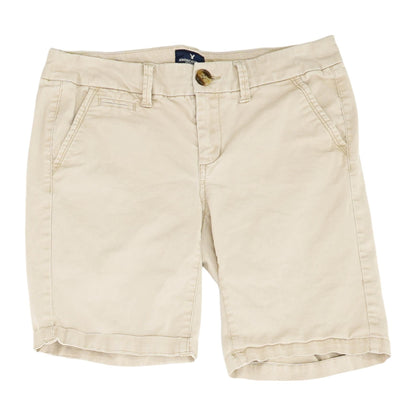 Khaki Solid Chino Shorts