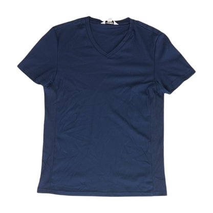 Navy Solid V Neck T-Shirt