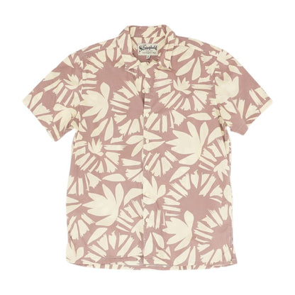 Mauve Misc Short Sleeve Button Down