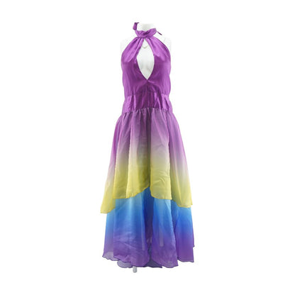 Purple Tie Dye Maxi Dress