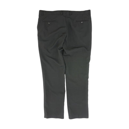 Black Solid Five Pocket Pants