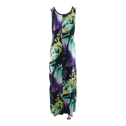 Purple Floral Maxi Dress