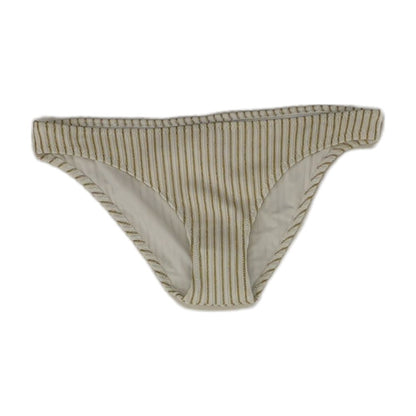 White Striped Swim Bottom