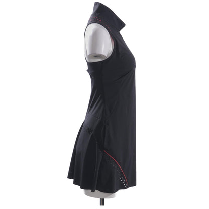 Black Solid Active Dress