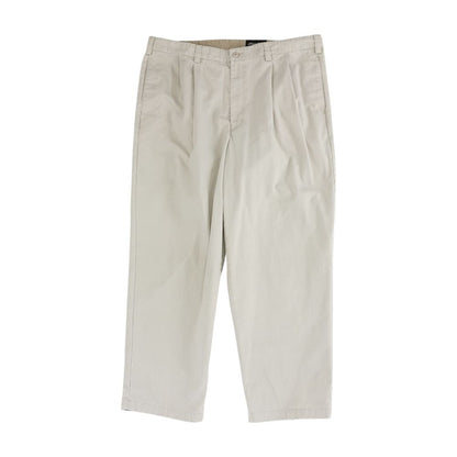 Tan Solid Chino Pants