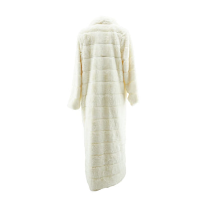 Ivory Solid Fur Coat