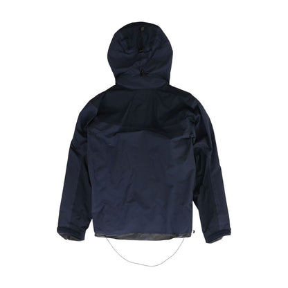 Navy Solid Rain Jacket