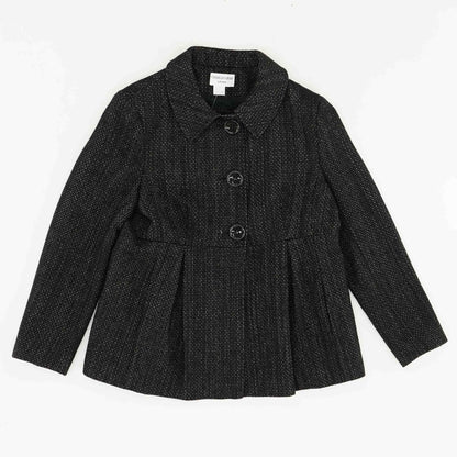 Black Peacoat Coat