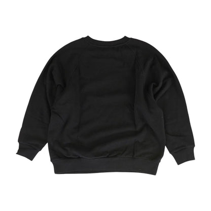 Black Solid Sweatshirt