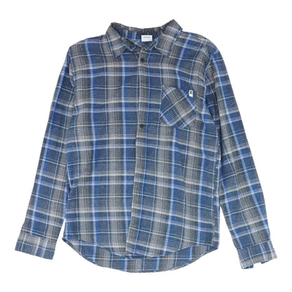 Blue Plaid Long Sleeve Button Down