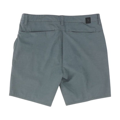 Gray Solid Chino Shorts