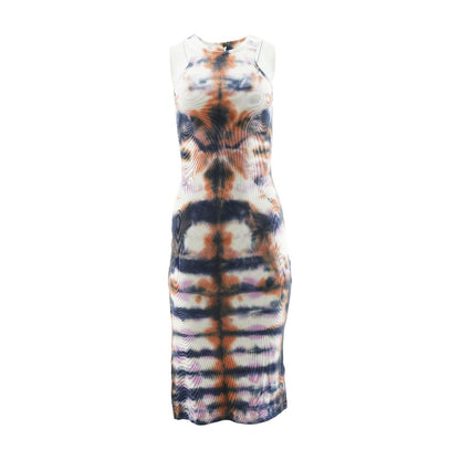 Navy Tie Dye Maxi Dress