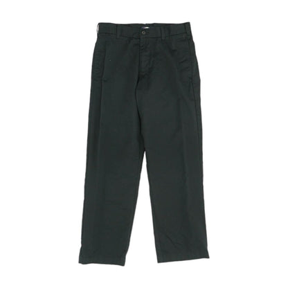 Black Solid Chino Pants