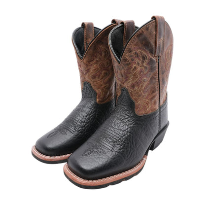 Black Little River Western Boots