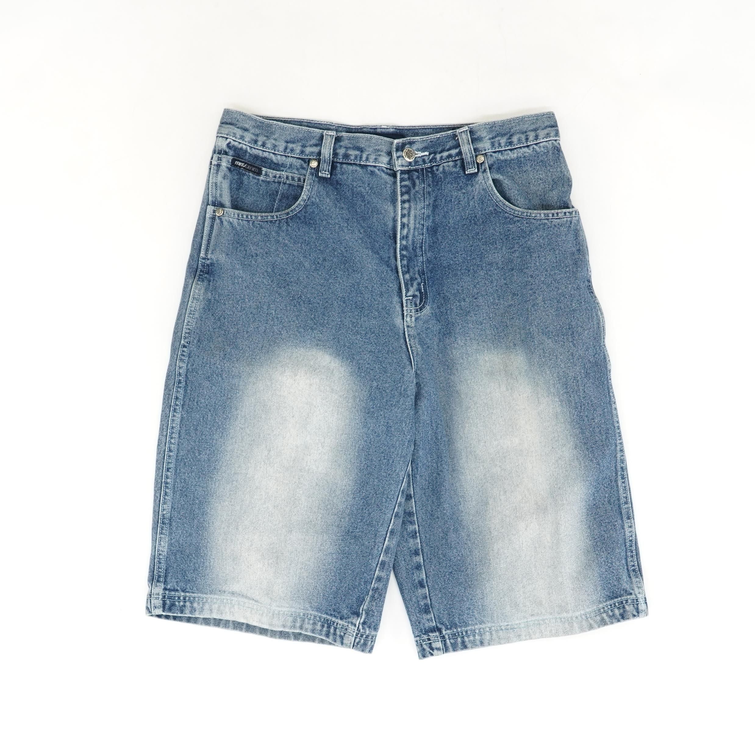 Blue Solid Denim Shorts – Unclaimed Baggage