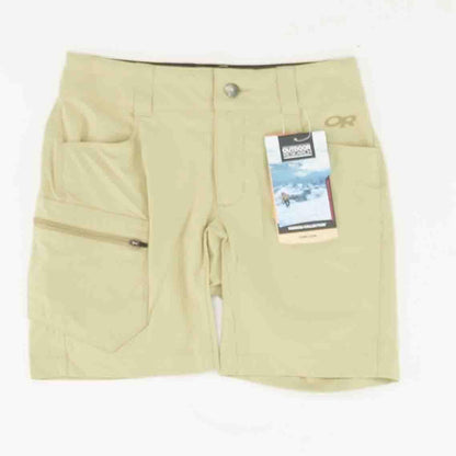 Khaki Solid Chino Shorts