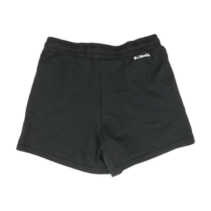 Black Solid Active Shorts