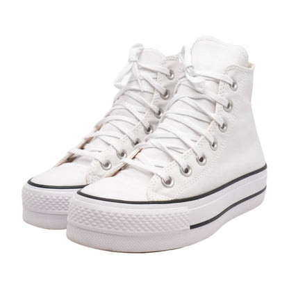 Chuck Taylor All Star Platform White High Top Athletic Shoes