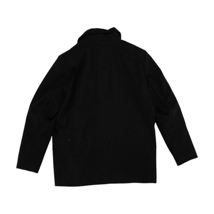 Black Solid Peacoat