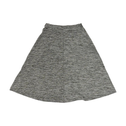 Black Solid Active Skirt