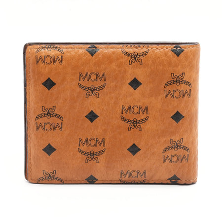 Buy Mcm Small Visetos Original Flap Bi-fold Wallet - Cognac At 30