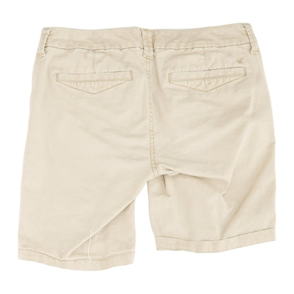 Khaki Solid Chino Shorts