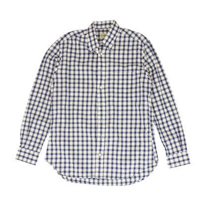 Blue Check Long Sleeve Button Down