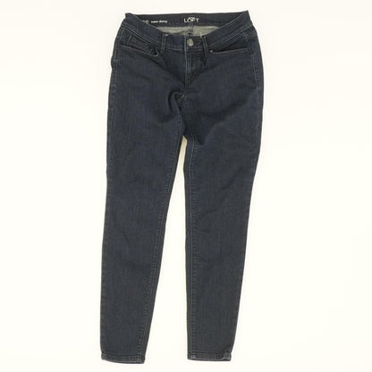 Navy Solid Skinny Leg Jeans