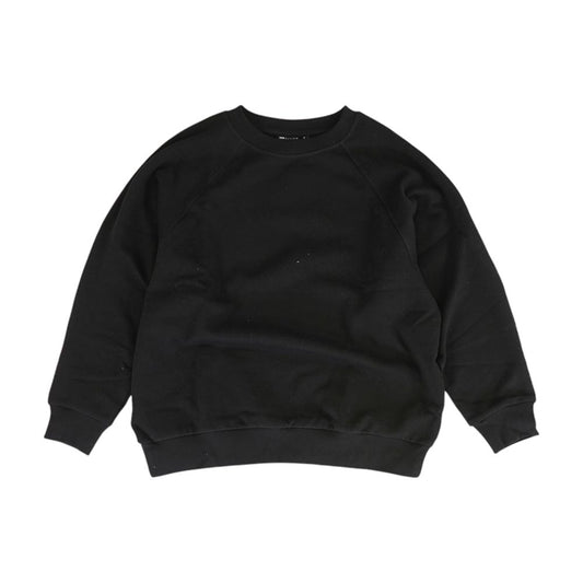 Black Solid Sweatshirt