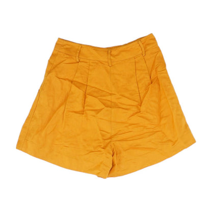 Mustard Solid Chino Shorts