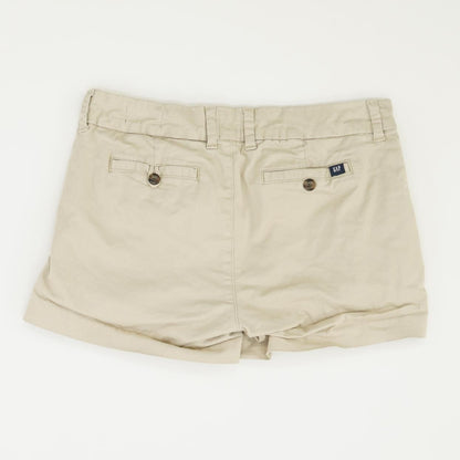 Tan Solid Khaki Shorts