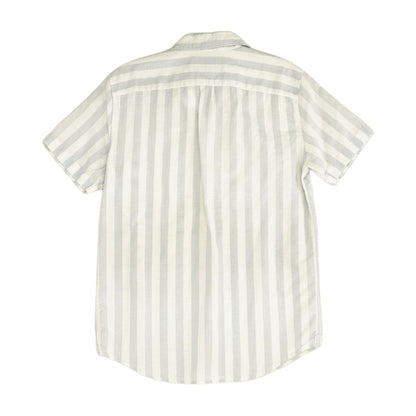 Blue Striped Short Sleeve Button Down